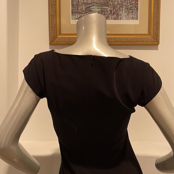 Weekend Max Mara Black Ruched Sheath Dress - Picture 7 of 13